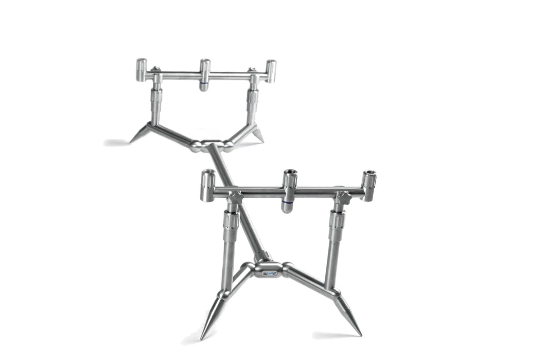 Summit Tackle SS - Colosseum Low Profile Pod 3 Rod Mini Fixed 7 & 8 Inch 1 Summit Tackle SS - Colosseum Low Profile Pod 3 Rod Mini Fixed 7 & 8 Inch