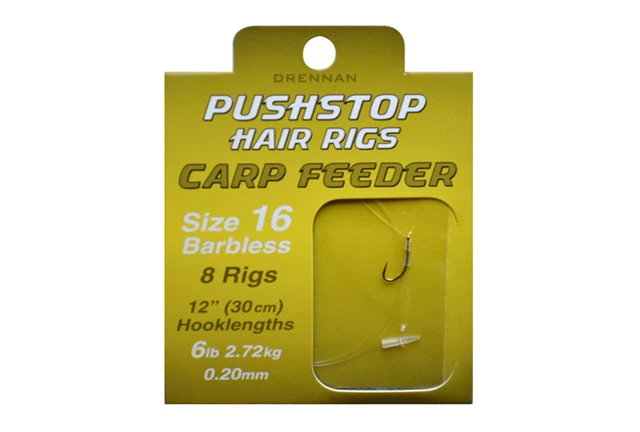 Drennan Pushstop Hair Rigs – Carp Feeder Coarse 1 Drennan Pushstop Hair Rigs – Carp Feeder Coarse