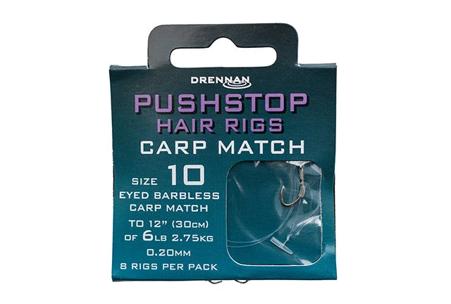 Drennan Pushstop Hair Rigs – Carp Match 1 Drennan Pushstop Hair Rigs – Carp Match