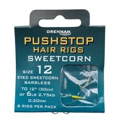 Coarse Drennan Pushstop Hair Rigs – Sweetcorn