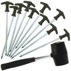 NGT Bivvy Peg Set - 10 X 8