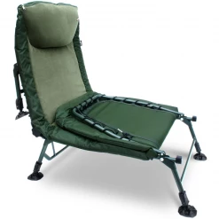 NGT Classic Bed - 6 Leg Bed Chair Fleece Lined With Recliner And Pillow Beds & Chairs