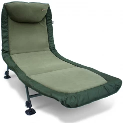 NGT Classic Bed - 6 Leg Bed Chair Fleece Lined With Recliner And Pillow Beds & Chairs