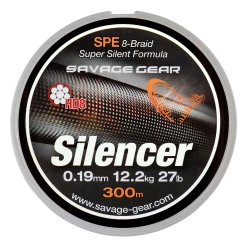 SAVAGE GEAR HD8 SILENCER BRAID 120M 0.09MM GREEN