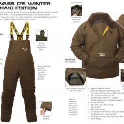 Vass Tackle Team Vass 175 Winter Lined Smock Khaki Edition Apparel