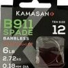 Coarse Kamasan B911 Spade Hooks To Nylon