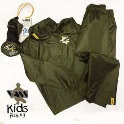 Apparel Vass Tackle Vass Kids & Junior Jacket & Trouser Set (lightweight & Waterproof/breathable)