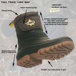 Vass Tackle Vass Fleece Lined Fishing Boot Apparel 10 Vass Tackle Vass Fleece Lined Fishing Boot Apparel