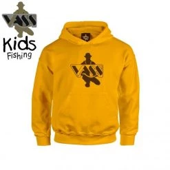 Vass Tackle Kids Fishing Hoody - Khaki Apparel 5 Vass Tackle Kids Fishing Hoody - Khaki Apparel