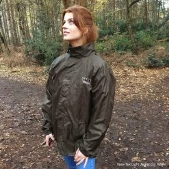 Vass Tackle Vass-Tex ‘Light’ Packaway Jacket And Trouser Set KHAKI