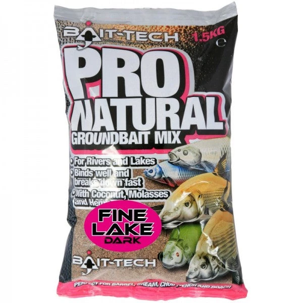 Bait Tech Pro Natural Range 1.5kg Groundbait 6 Bait Tech Pro Natural Range 1.5kg Groundbait
